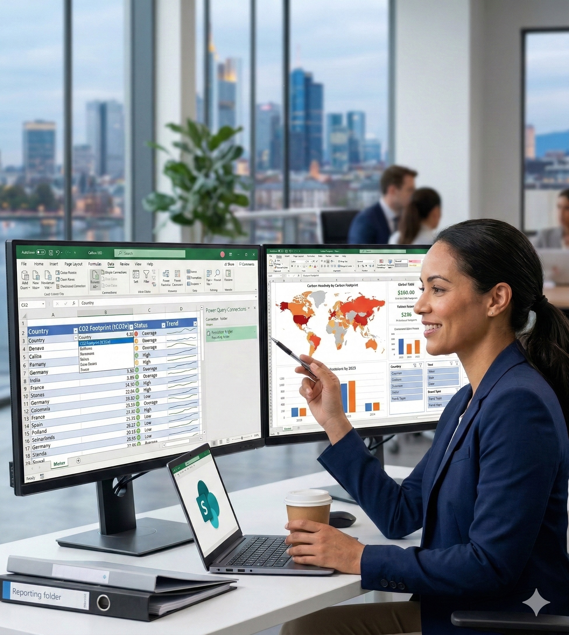 Dashboard Excel de consolidation financière pour groupe international multi-filiales